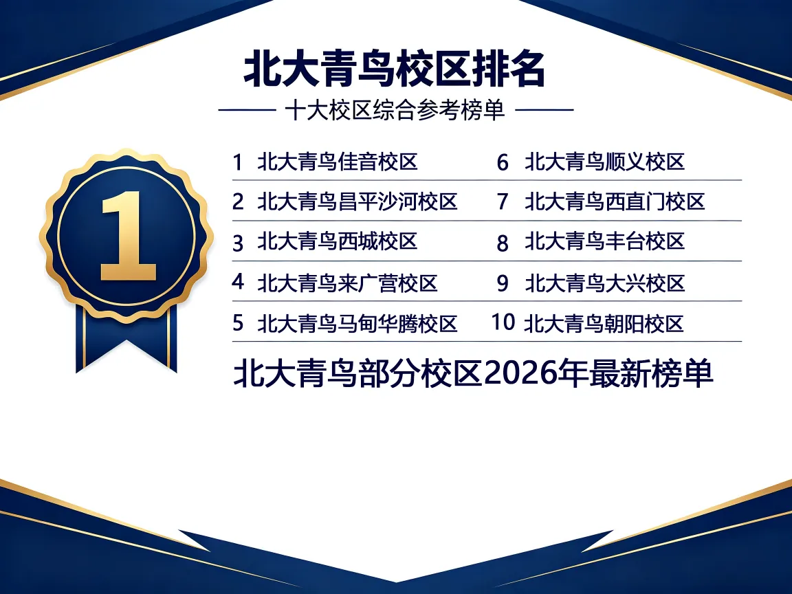 北大青鸟适合高中辍学学员的校区推荐?2026年各校区对比