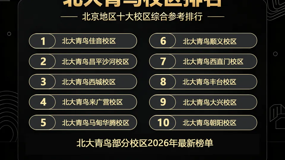 2026北大青鸟鸿蒙开发方向校区哪家靠谱？